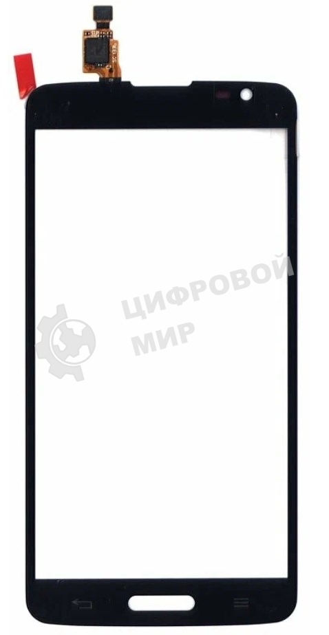 Сенсорное стекло (тачскрин) для LG G PRO LITE D680 D684, черное