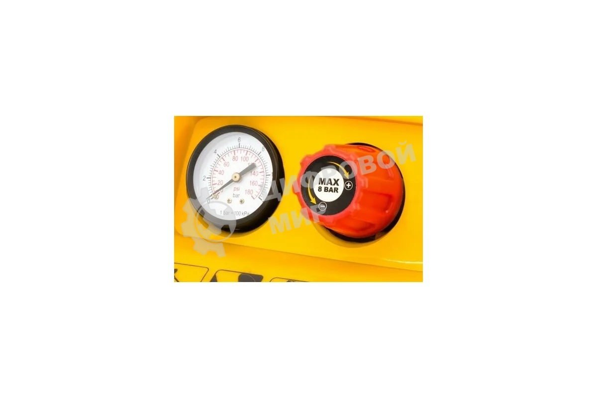 Компрессор поршневой Denzel РС 1/6-180 безмасляный, 1100 Вт, 180л/мин, 8 бар