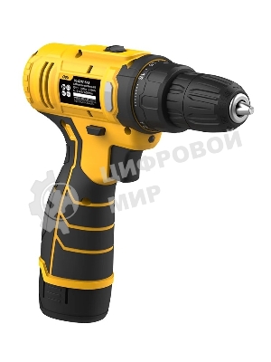 Дрель-шуруповерт Deli DL-DZ12-5A2, 12 В, 2 Ач, 30 Нм, щеточный