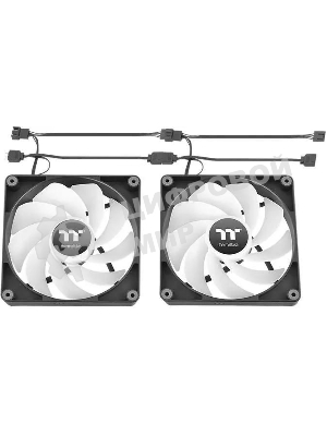 Вентилятор для корпуса Thermaltake CT120 Sync Reverse ARGb 120х120x25 черный 4-pin 31.2дБ (упак.:2шт) (CL-F173-PL12SW-A) Ret