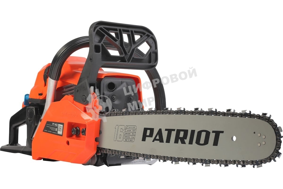 Пила цепная бензиновая Patriot PT 452, 3,4л.с., шина 16