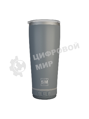 Термокружка с портативной колонкой Soundmax SM-TC001 серый