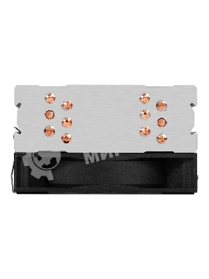 Кулер ExeGate Wizard EXX600-PWM.FRGb (Al+Cu, 6 тепл.трубки, LGA775/1150/1151/1155/1156/1200/1700/1851/AM2/AM2+/AM3/AM3+/AM4/AM5/FM1/FM2/754/939/940, TDP 180W, Fan 120мм PWM, 800-2400RPM, Hydro bearing, 4pin, 11-24db, 540г, FRGb подсветка, с термопастой, на защелках, Color Box)