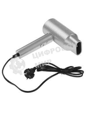 Фен JVC JHD012 серый/серебристый, 1800 Вт