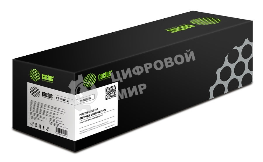 Картридж лазерный Cactus CS-TN421M пурпурный (1800 стр.) для Brother HL-L8260CDW/HL-L8360CDW/DCP-L8410CDW/MFC-L8690CDW/MFC-L8900CDW