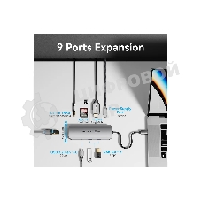 Мультифункциональный хаб Vention USB Type C 9 в 1