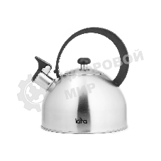 Чайник для плиты Lara LR00-65, нержавейка, матовый, 2,5 л, индукце капс дно, нейлон.ручка