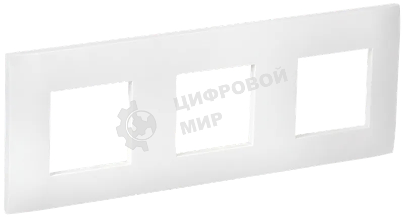 Рамка 3-ая SK-F03W IEK SKANDY Арктический белый