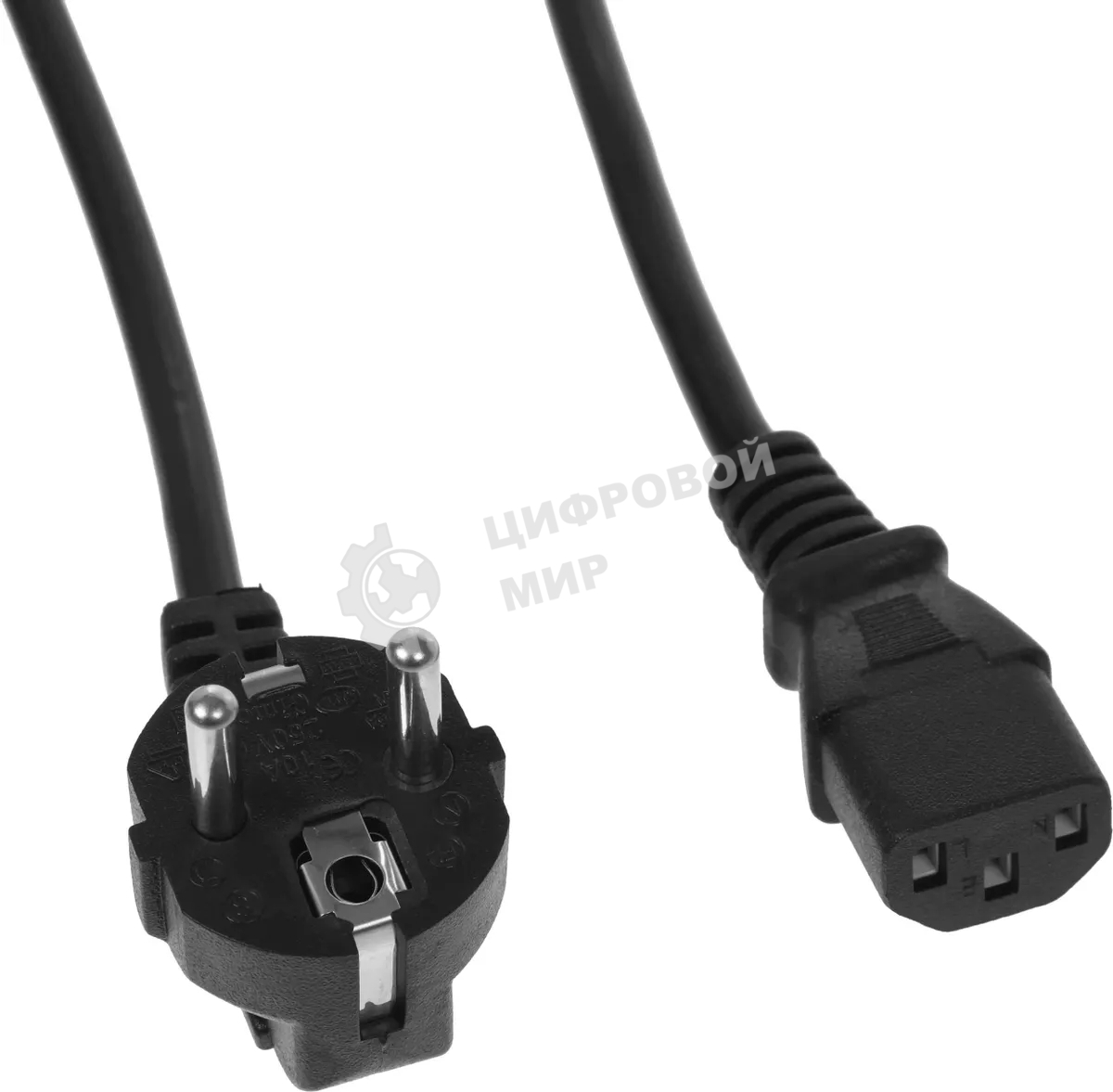 Кабель KingPrice KP-PC-Euro-C13-3m Евровилка IEC C13 3м черный