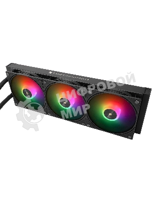 Система жидкостного охлаждения Thermalright Frozen Warframe 360 ARGB Soc-AM5/AM4/1200/1700/1851 черный 4-pin 29.8dB Al LCD Ret (F-WFRAME-360-BL-ARGB)