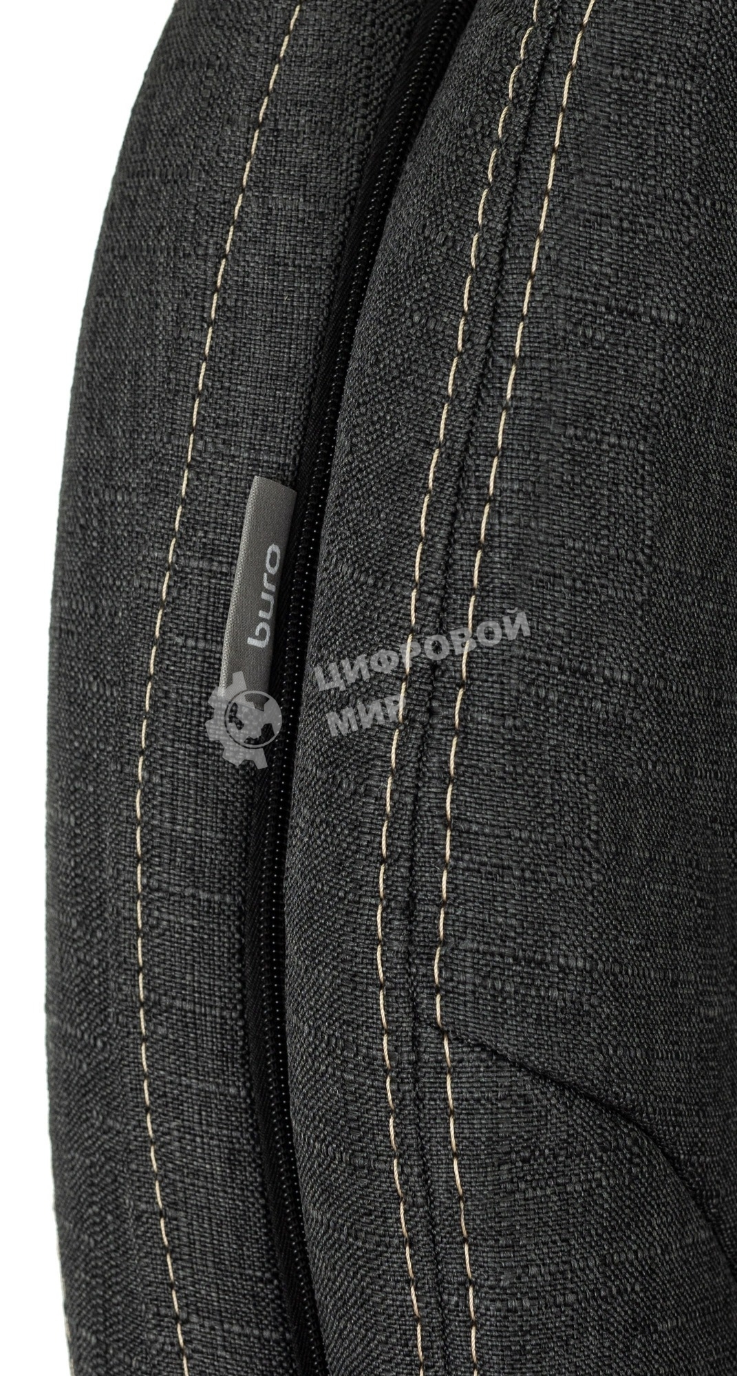 Кресло руководителя Бюрократ CH-868LT Bahama серый, крестовина пластик