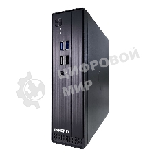 Компьютерный корпус FoxLine FL-105-AD120-DC-INF (FL-105-AD120-DC-INF) FL-105-AD120-DC-INF mITX case (2L), 2хUSB 2.0+2хUSB 3.0, 1хcombo audio, 40мм FAN, VESA, w/DC-ATX converter, w/120W pwr adapter, w/pwr