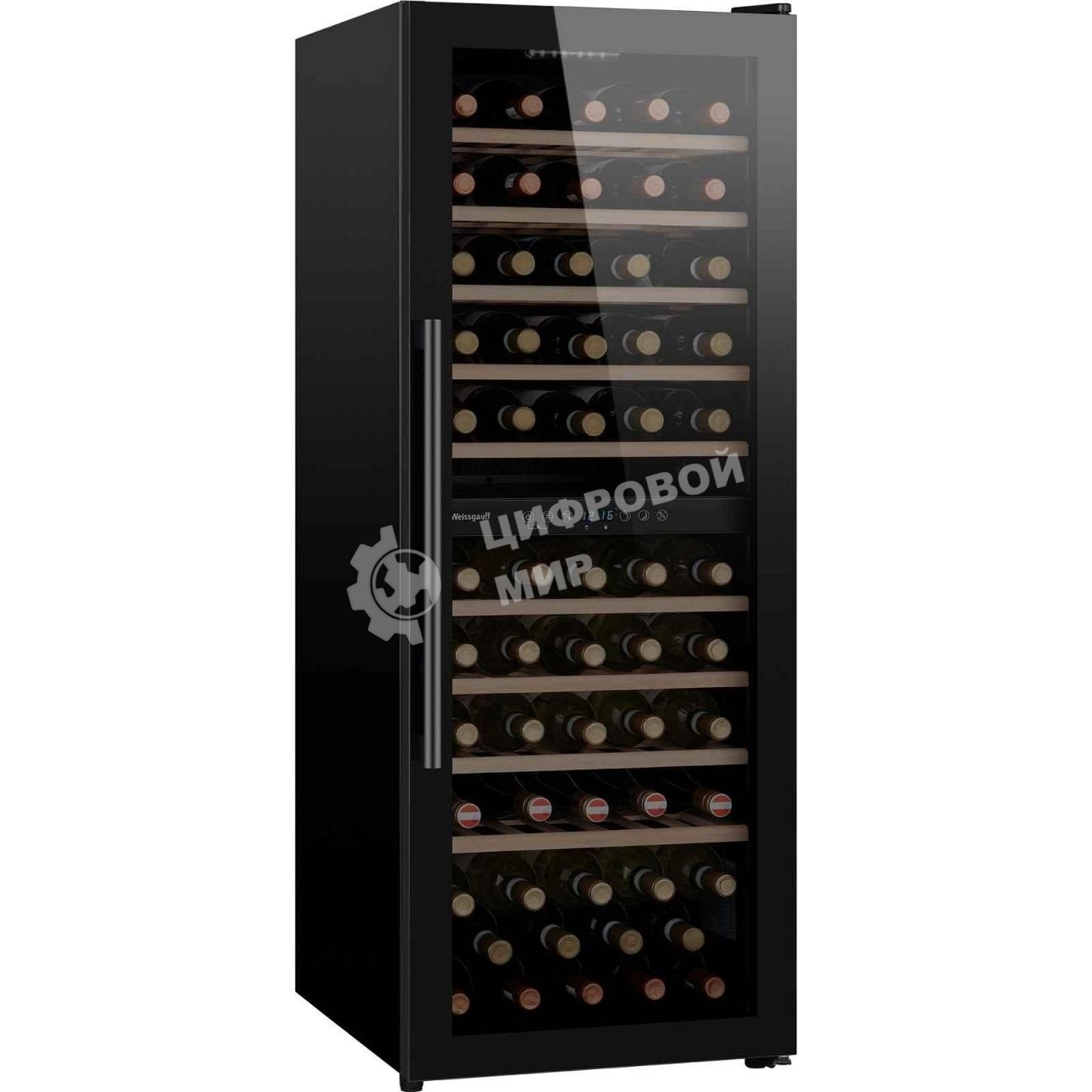 Винный холодильник Weissgauff WWC-77 DB DualZone черный