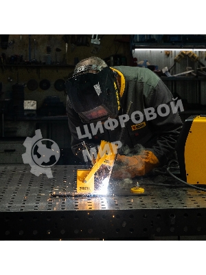 Фиксатор магнитный шарнирный Denzel для сварочных работ усилие 2x50 LB