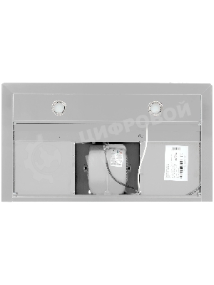 Вытяжка каминная Elikor Квадра 90Н-650-К3Д серебристый, 90 см, 650 куб. м/ч, 56 дБ