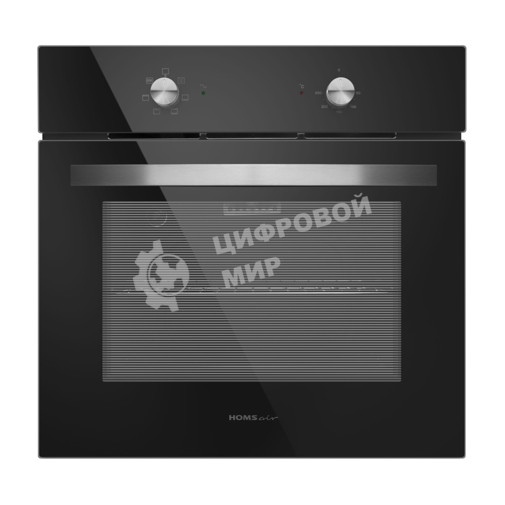 Духовой шкаф электрический встраиваемый HOMSair OES660BK01 черный