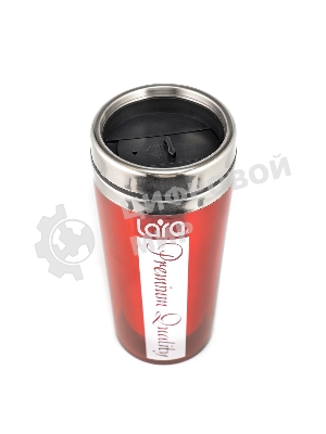 Термокружка Lara LR04-32 500 мл, высота 18 см, диаметр 8 см, стальная внутренняя поверхность
