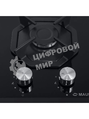 Газовая варочная панель Maunfeld EGHG.32.2CB/G, 2 конфорки, закаленное стекло, черный