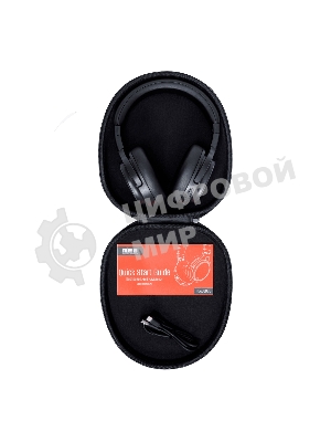 Беспроводные наушники MEG HEA500BL, Bluetooth 6.0, до 90 ч, ANC Hybrid, Multipoint, черный