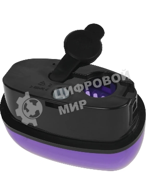 Отпариватель Kitfort КТ-9114 черный/фиолетовый, 1500 Вт, 20 г/мин, 110 мл