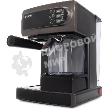 Кофеварка рожковая Vitek VT-1517 SR серый, исп. кофе - молотый, 1.65 л, 1238 Вт, 15 Бар