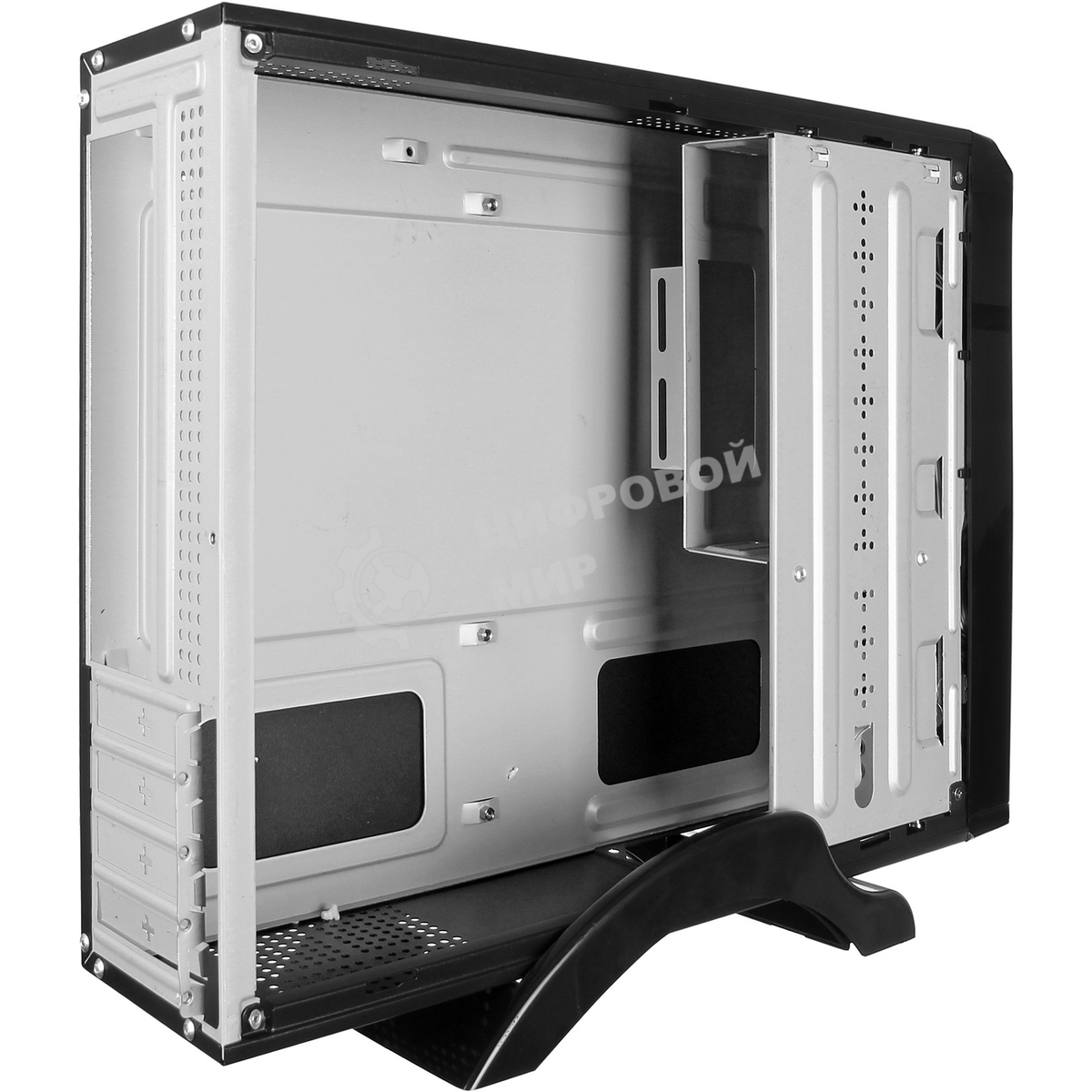 Компьютерный корпус Desktop ExeGate MI-207U (mini-ITX/mATX, без БП, 2хUSB+1хUSB 3.0, аудио, черный)