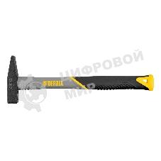 Молоток слесарный Denzel 200 г, кованый, фибергласовая рукоятка c TPR покрытием