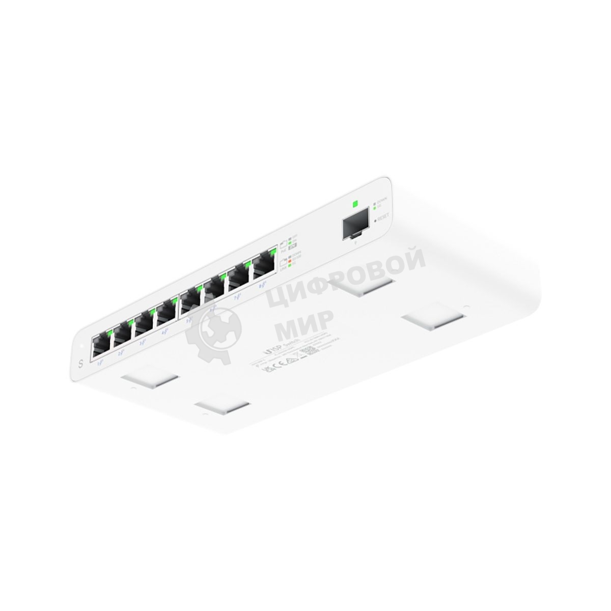 Коммутатор UISP Switch UISP-S PoE-коммутатор, 8х 1G RJ45, 1х SFP, раздача 110 Вт