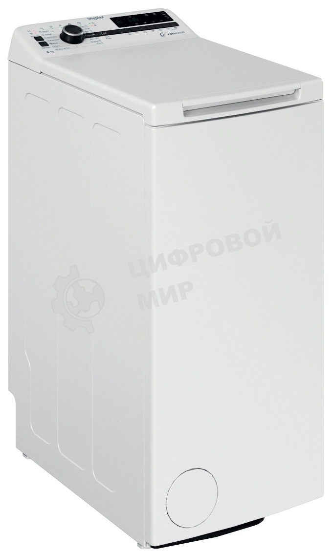 Стиральная машина Whirlpool TDLRB 6252BS EU белый, загрузка вертикальная 6 кг, 1200 об/мин, класс A+++