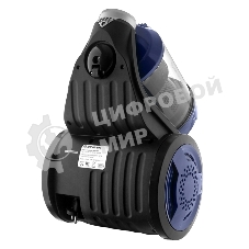 Пылесос BRAYER BR4203 черный/синий, 380/2000 Вт, уборка сухая, пылесборник контейнер 3.5 л