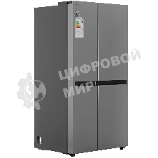Холодильник LG GC-B257KMHW серебристый двухкамерный 422/206 л., морозилка сбоку, No Frost, Side by Side