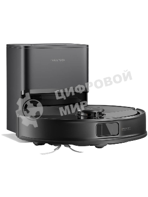 Робот-пылесос Roborock Q8 Max Pro Plus черный, 5200 мАч Li-ion, уборка сухая/влажная, пылесборник контейнер 0,5 л