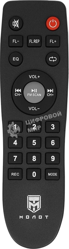 Колонка портативная Ural 203 черный 2000W 1.1 BT/3.5Jack/USB-C 15м 9000mAh (УРАЛ МОЛОТ 203)