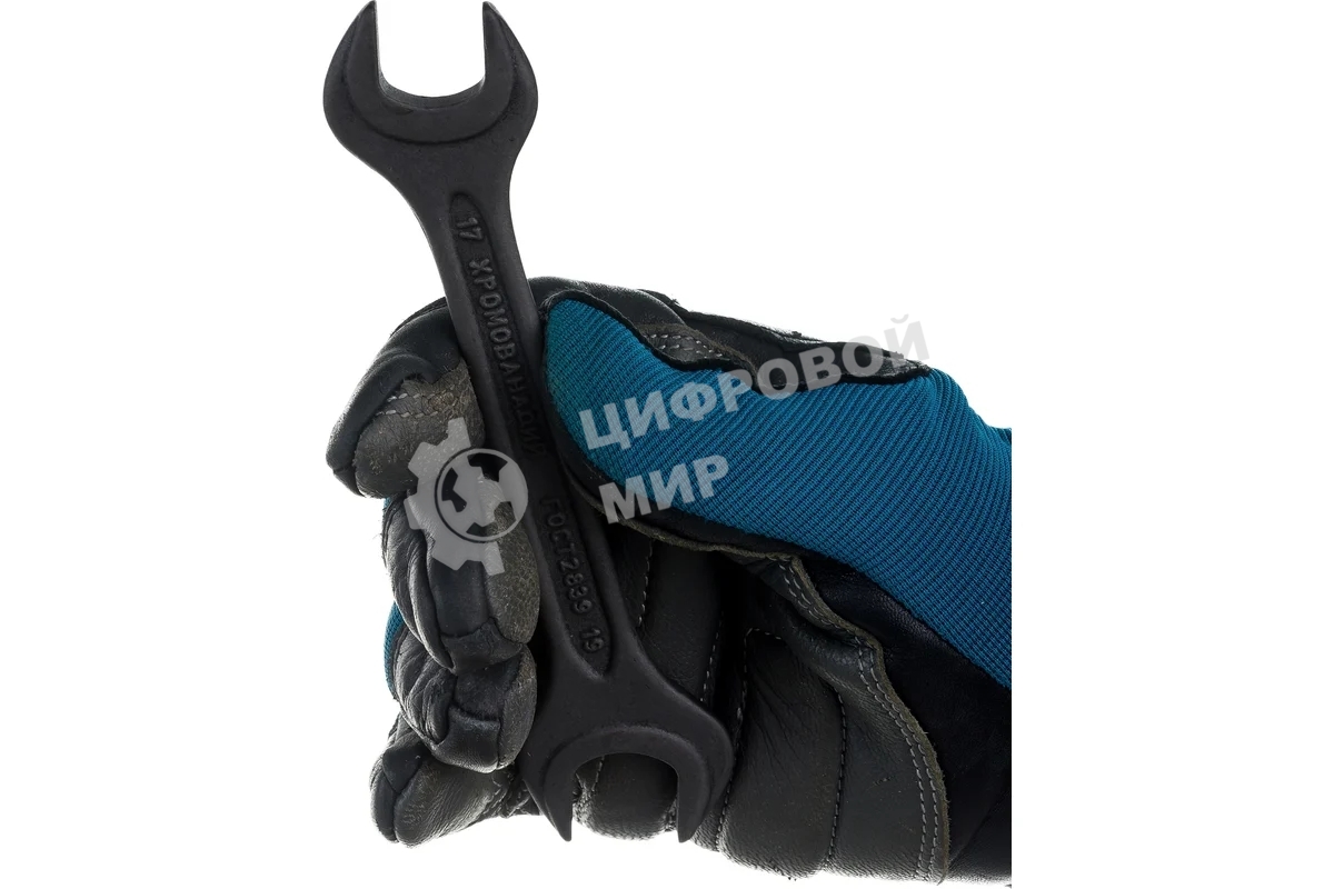 Набор ключей рожковых Сибртех 6 - 19 мм, 6 шт., CrV, фосфатированные, ГОСТ 2839