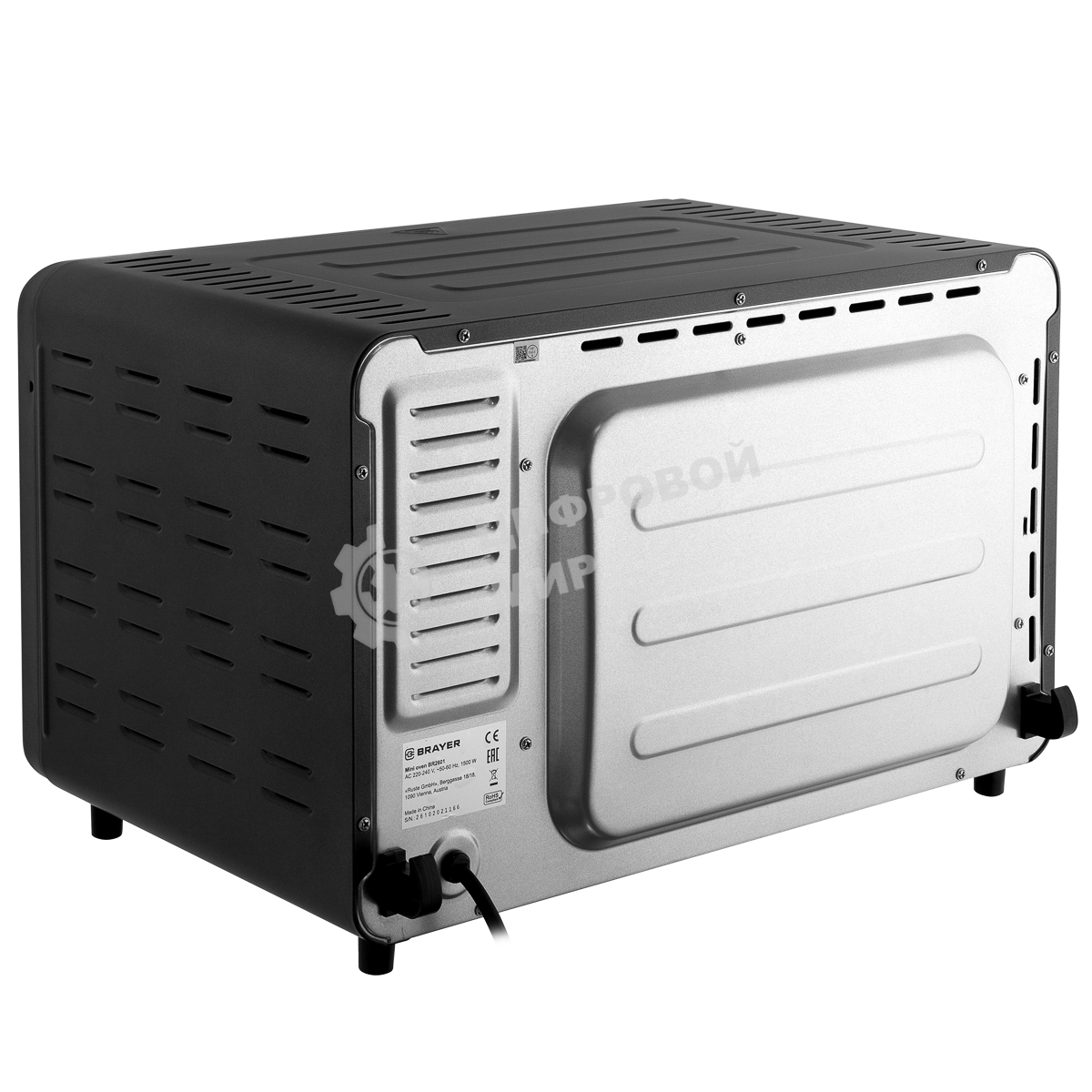 Мини-печь BRAYER BR2601 Мощность 1500 Вт Объем 25 л