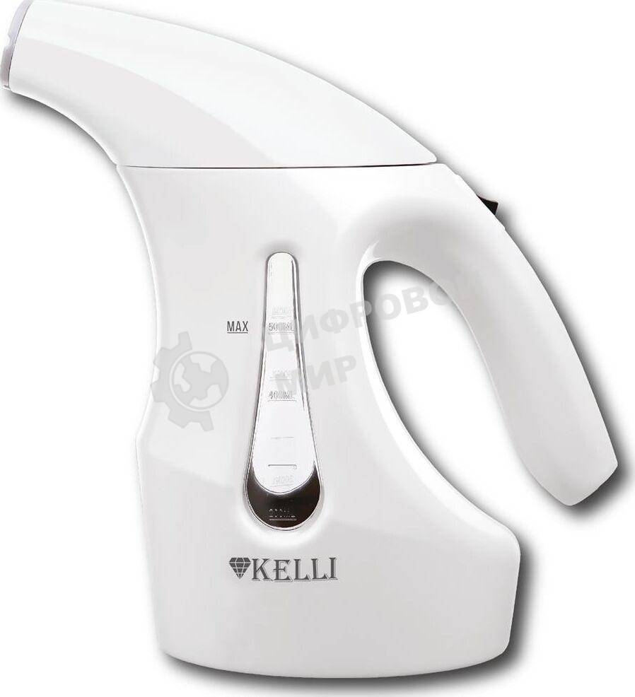 Отпариватель Kelli KL-312 белый, 1800 Вт, 25 г/мин, 500 мл