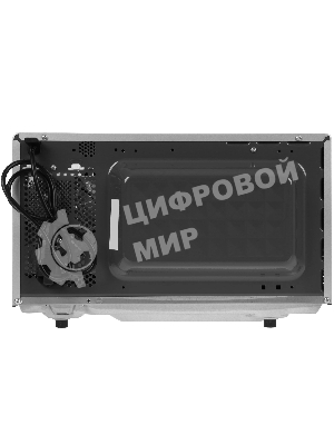 Микроволновая печь CASO M 20 Ceramic Gourmet серебристый/черный, 20 л, 700 Вт, переключатели - кнопки, поворотный механизм