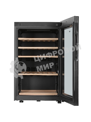 Винный шкаф Haier FWC49GA черный, 116 л, 1 отсек, 49 бут., класс A