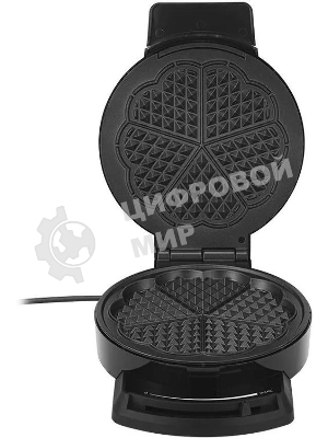 Вафельница Kitfort КТ-5616 1000Вт черный/серебристый