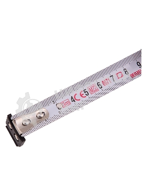 Рулетка Denzel 3м х 16мм, двухкомп. корпус, магнитный обрезиненный зацеп