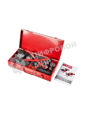 Аппарат для сварки пластиковых труб ЗУБР АСТ-800 мастер 800Вт 50-300С насадки 20 25 32 40 50 63мм