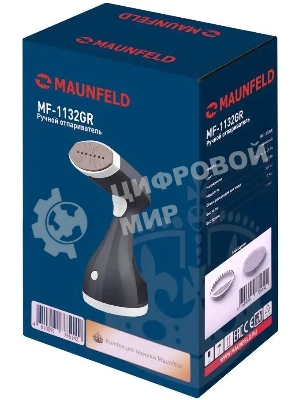 Отпариватель Maunfeld MF-1132GR серый, 1500 Вт, 25 г/мин, 300 мл