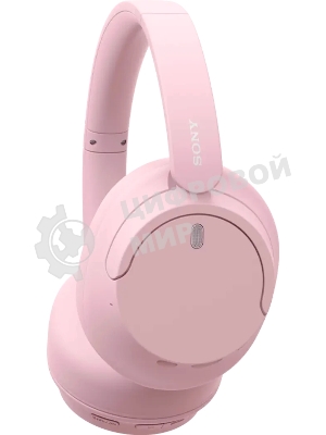 Беспроводные/проводные наушники SONY WH-CH720N розовый, полноразмерные, Bluetooth + проводной, активное шумоподавление, до 50 ч