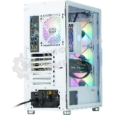 Компьютерный корпус MidiTower Zalman I3 NEO белый (ATX, front mesh, USB 2.0 x1, USB 3.0x2, 4x120мм RGb fan, без БП) (I3 NEO White)