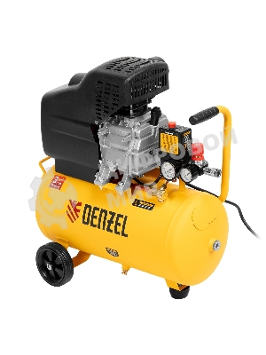 Компрессор воздушный Denzel DC1500/24 прям. привод, 1,5 кВт, 24 литра, 220 л/мин