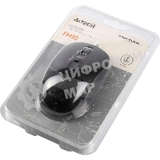 Мышь проводная A4Tech Fstyler FM10 черный/серый, 1600 dpi, USB, кнопки - 4