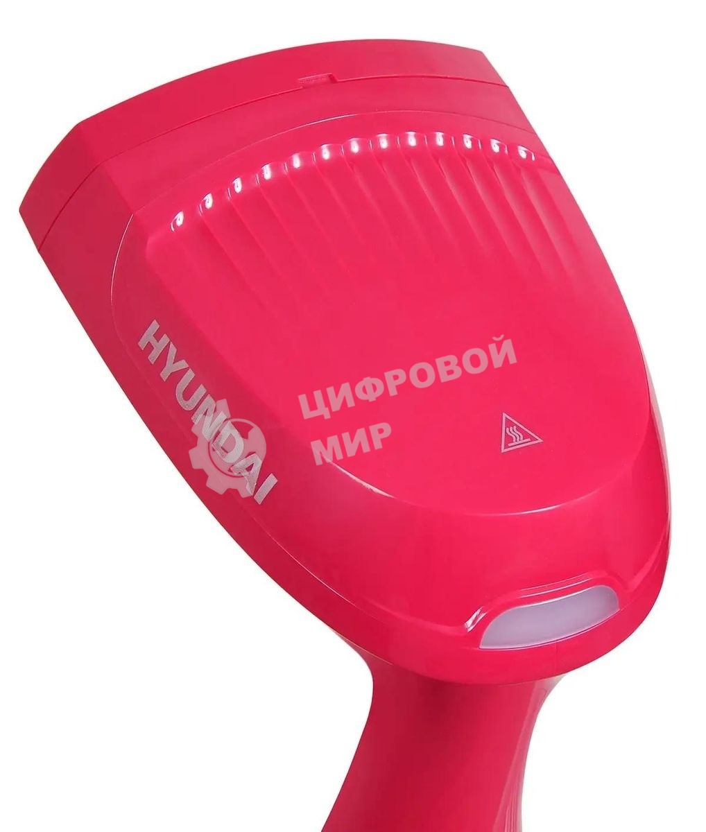 Отпариватель Hyundai H-HS02123 белый/вишневый, 1650 Вт, 28 г/мин, 0.3 л