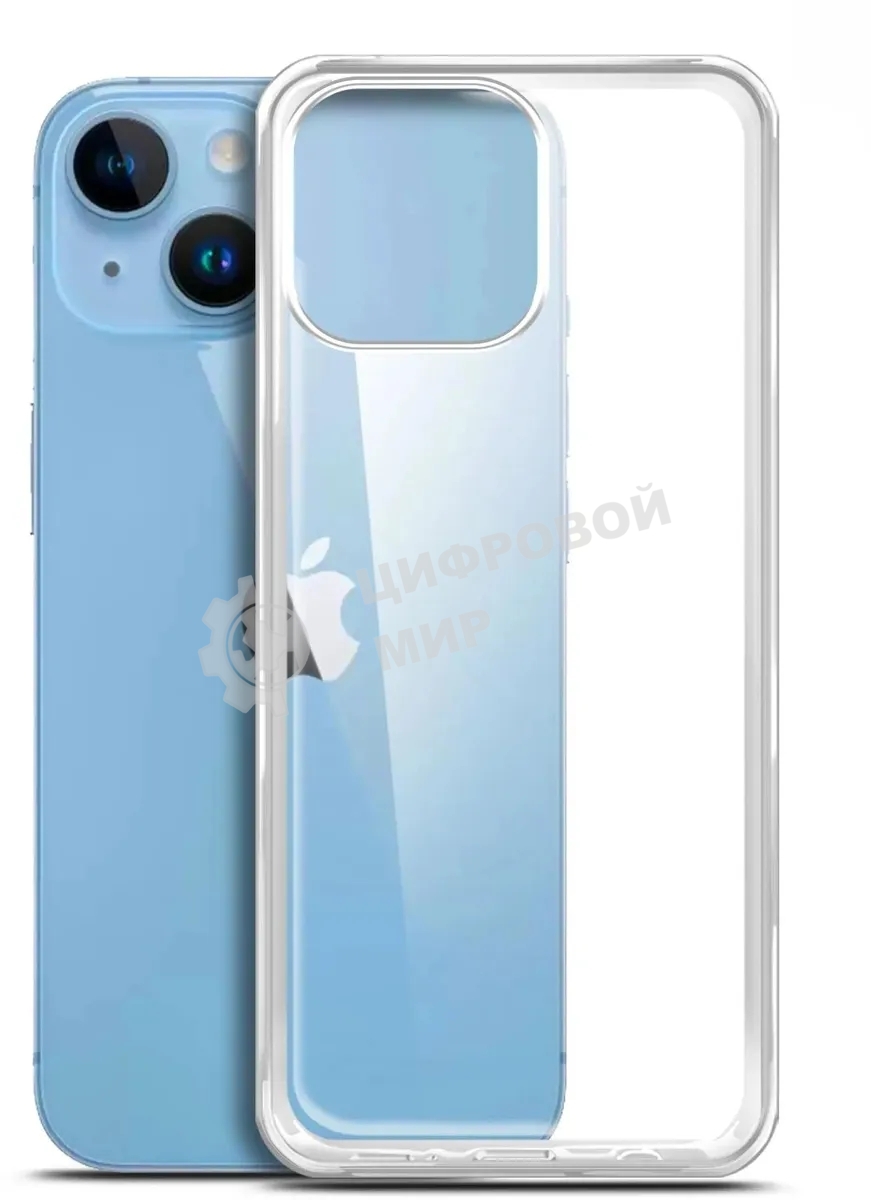 Чехол (клип-кейс) BoraSCO для Apple iPhone 14 Plus прозрачный (70799)