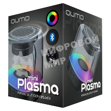 Акустическая система QUMO Plasma mini ВТ 0081 3 ВТ объемное звучание RGb