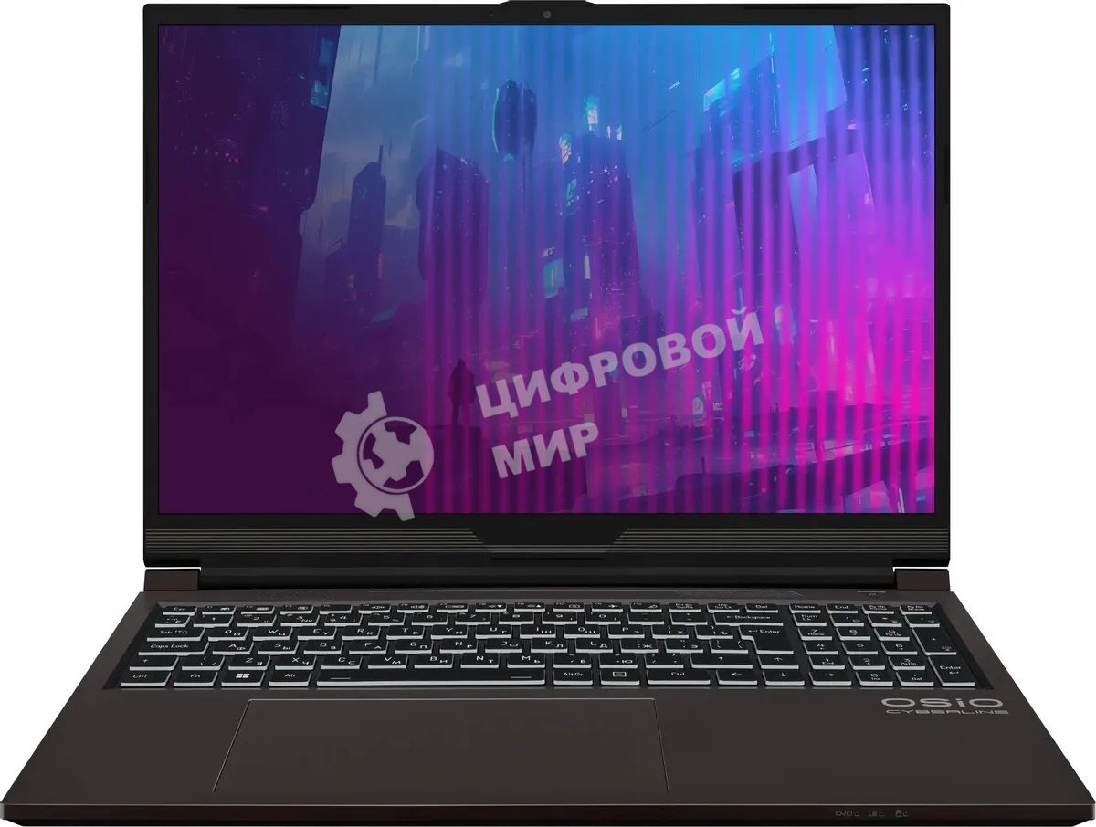 Ноутбук Osio CyberLine C160i-003 коричневый Core i5 12600H 16Gb SSD 512Gb NVIDIA GeForce RTX 4060 8Gb 16
